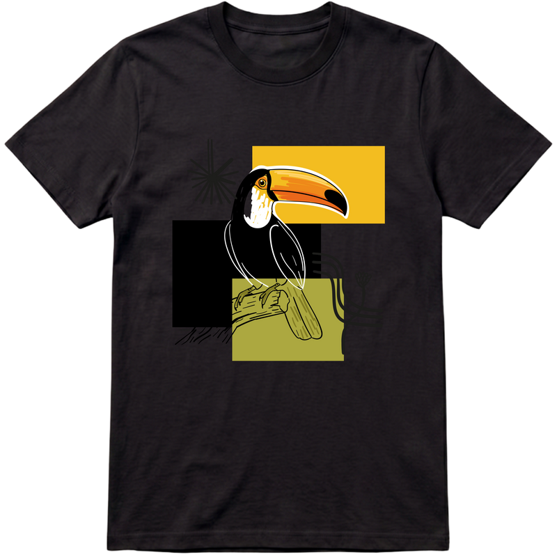 "Tucano - cores" Camiseta Premium Unissex Bunker Studios