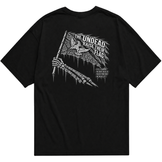 "Camiseta Dead Flag" Camiseta Oversized Básica