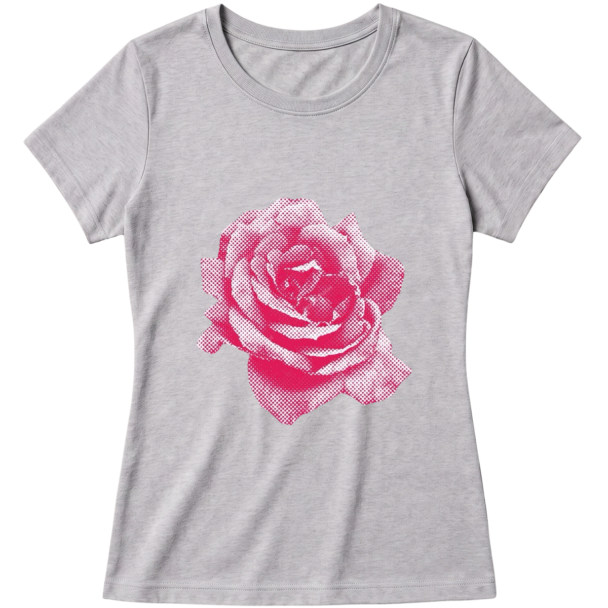 "Baby Look Pinky Rose" Blusa Baby Look