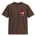 "Camiseta oversized estampa de boxe" Camiseta Regular Suedine
