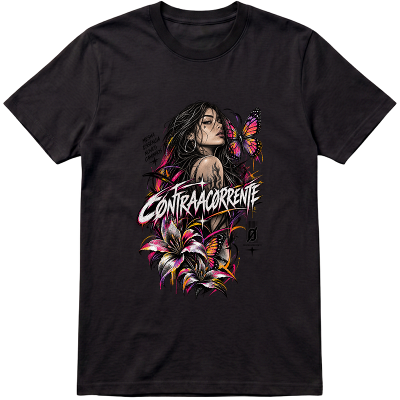 "Regular Essential #038 - CØNTRAACØRRENTE" Camiseta Premium Unissex Bunker Studios