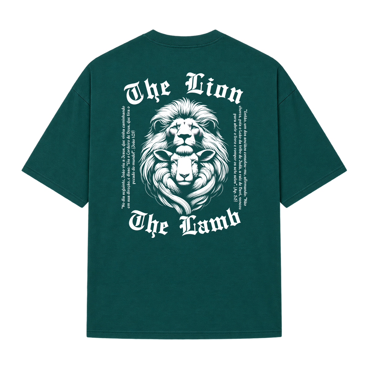 "The Lion The Lamb" Camiseta Oversized Suedine 220g
