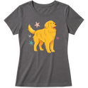 "Golden retrivier" Blusa Baby Look