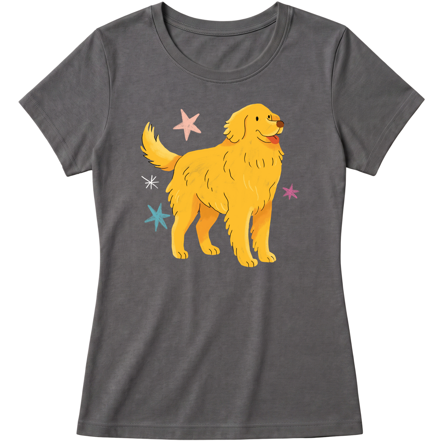 "Golden retrivier" Blusa Baby Look