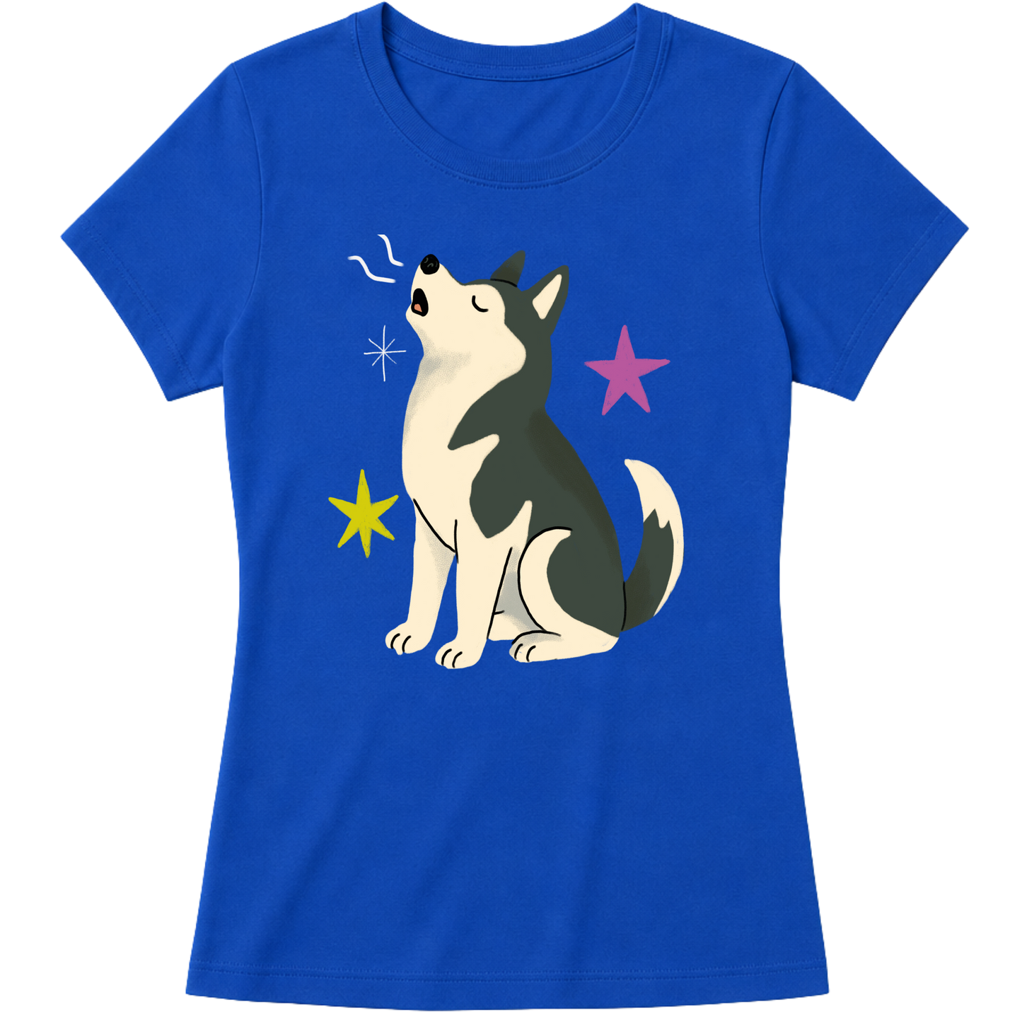 "Husky siberiano" Blusa Baby Look