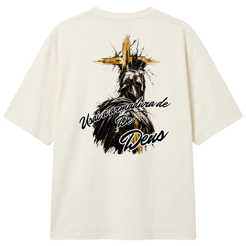 "Revesti de toda Armadura" Camiseta Oversized Classic