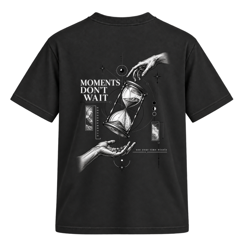 "Camiseta Regular Suedine - No Time to Waste" Camiseta Regular Suedine