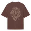 "Que ruja o leão" Camiseta Oversized Suedine 220g