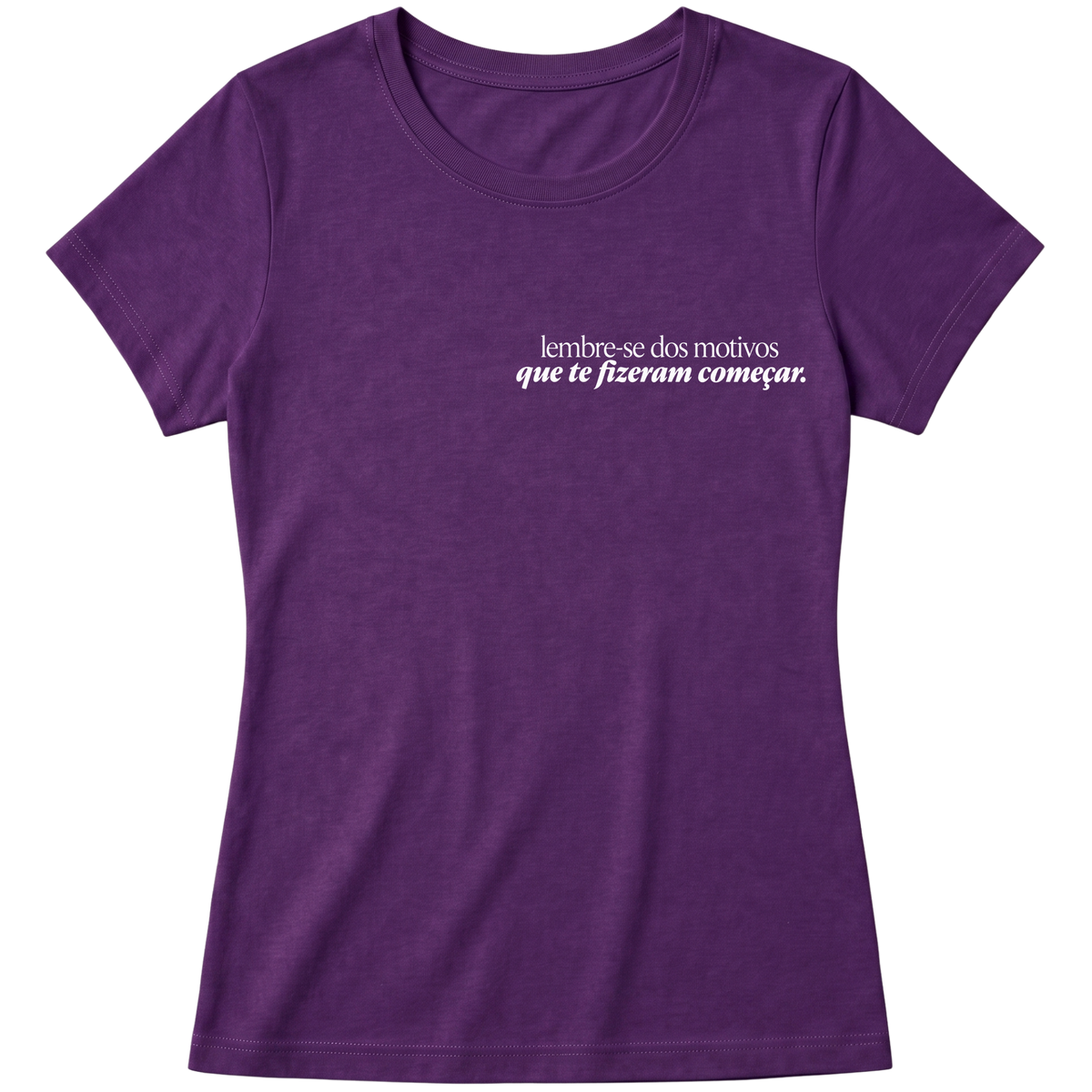 "Baby Look Classic - Lembre-se" Blusa Baby Look