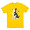 "Husky siberiano" Camiseta Básica Unissex