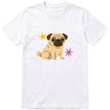 "Pug" Camiseta Básica Unissex