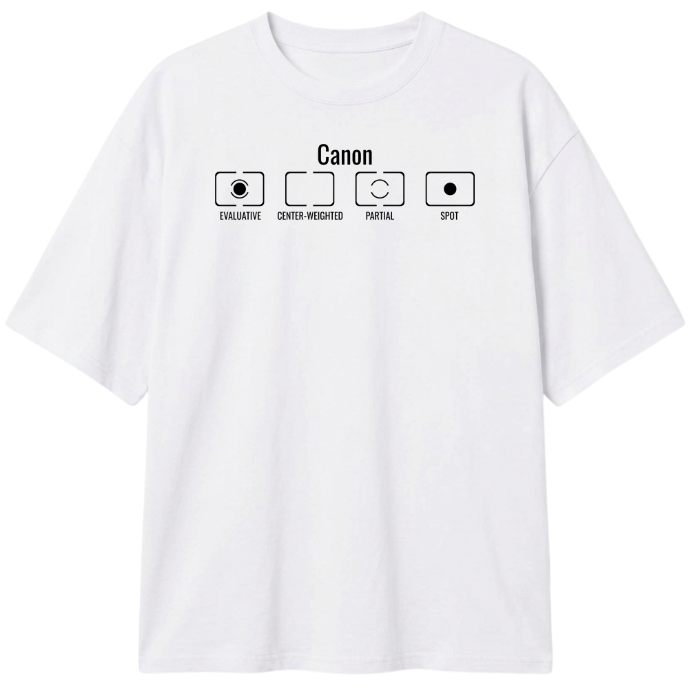 "Fotômetro Canon" Camiseta Oversized Classic