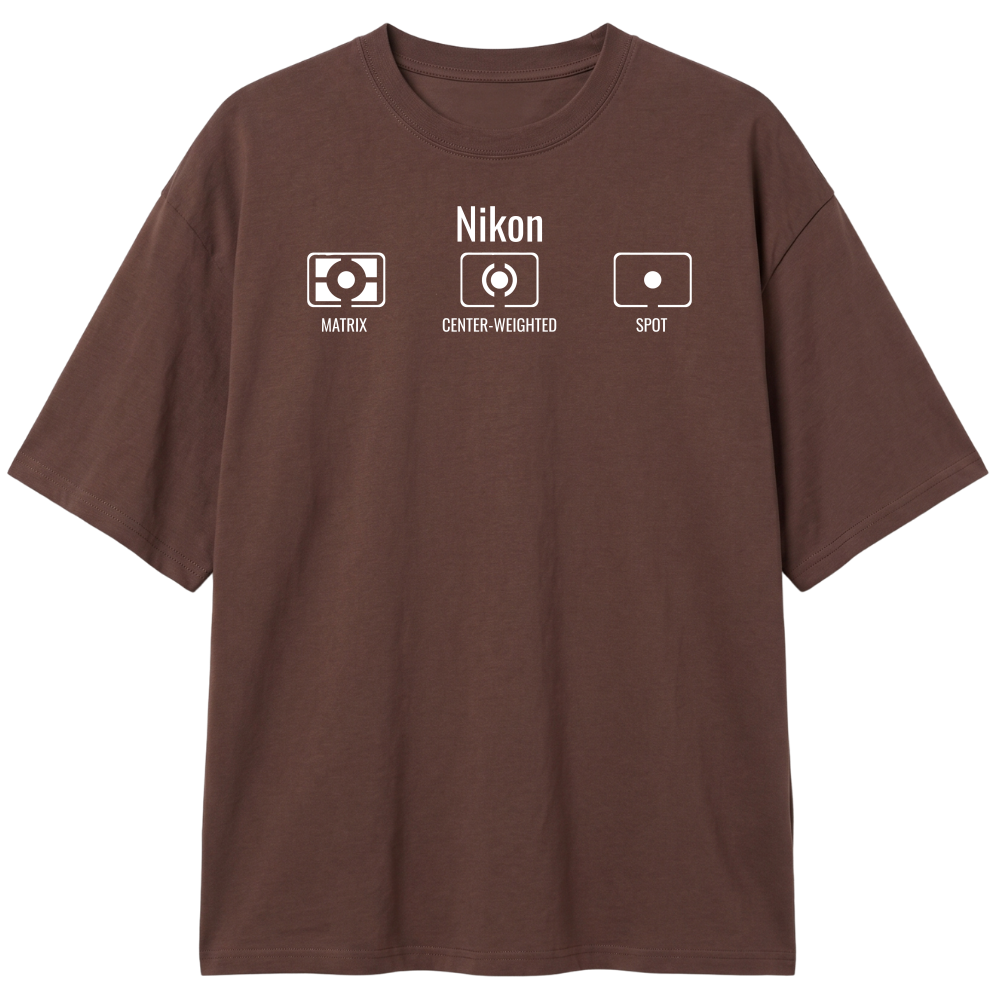 "Fotômetro Nikon" Camiseta Oversized Classic