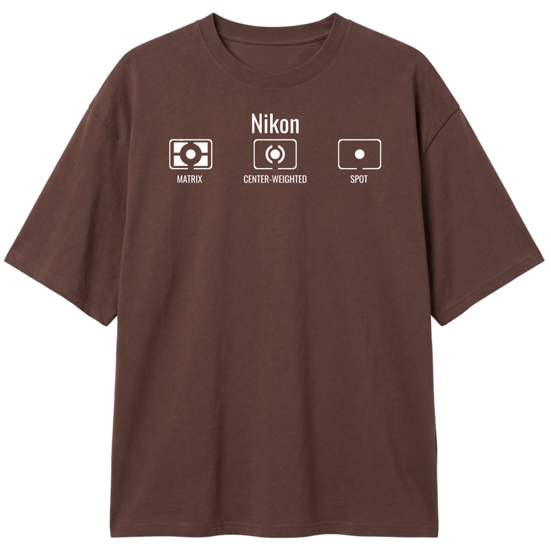 "Fotômetro Nikon" Camiseta Oversized Classic