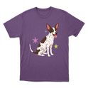 "Cão SRD flocos" Camiseta Básica Unissex
