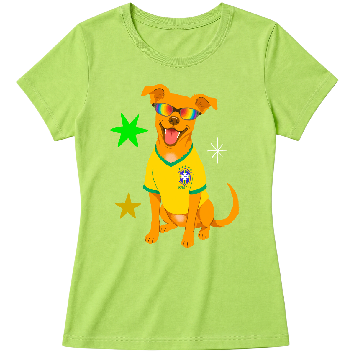 "Caramelo brasileiro" Blusa Baby Look