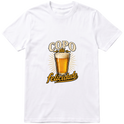"Copo da Felicidade" Camiseta Básica Unissex