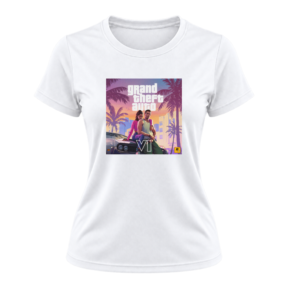 "VI.CE CITY THEMES" Camiseta Dryfit Feminina Basic