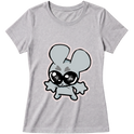 "Baby Look Classic Ratito – Camiseta Feminina Estampada Fofa" Blusa Baby Look