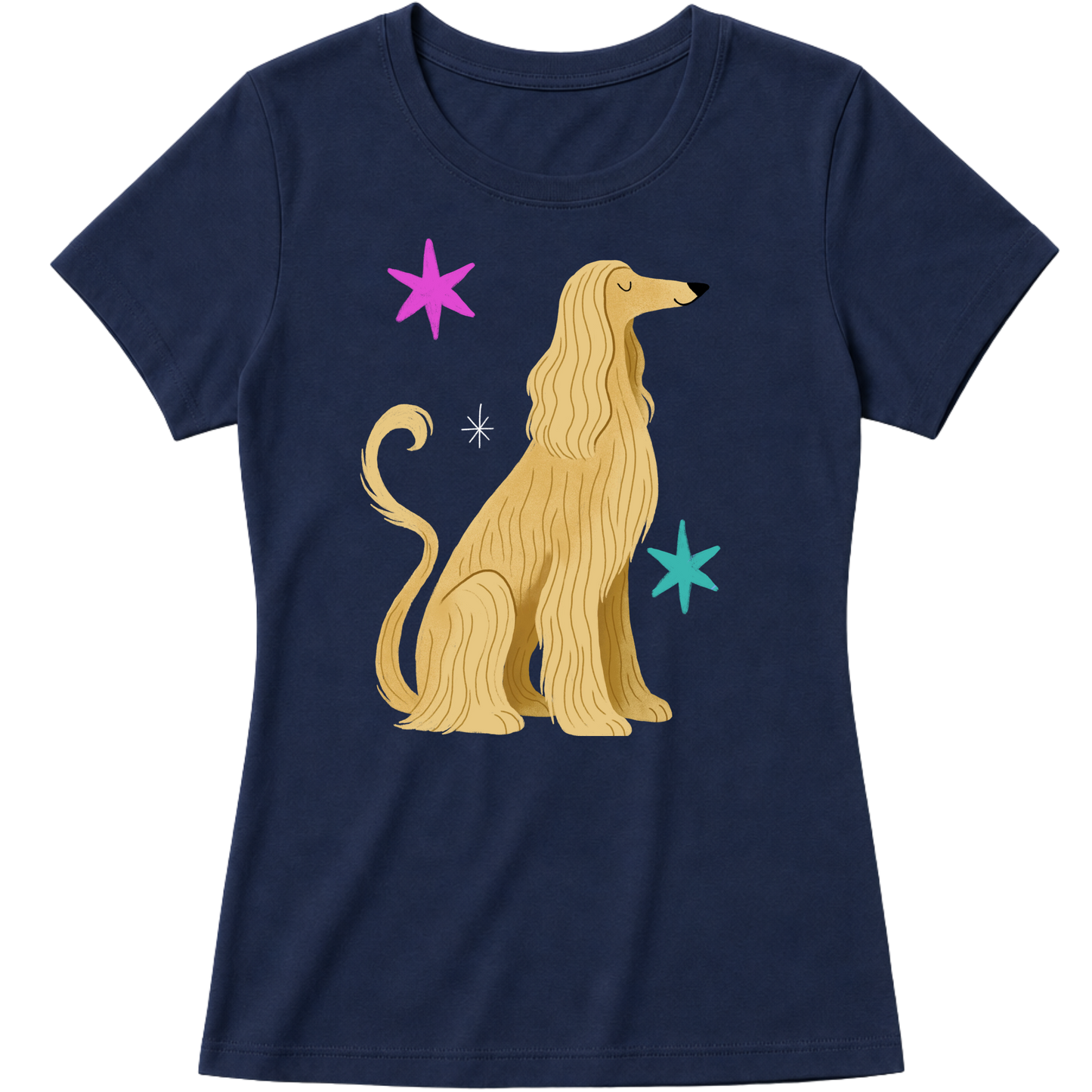 "Galgo Afegão" Blusa Baby Look