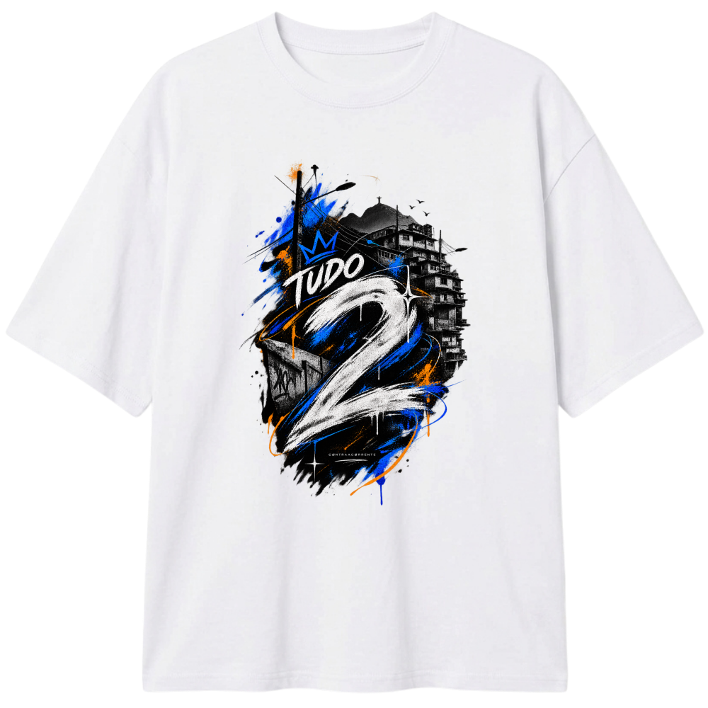 "Oversized Classic #012 - CØNTRAACØRRENTE" Camiseta Oversized Classic