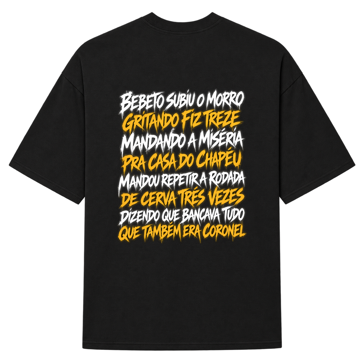 "Bebeto loteria Camiseta Oversized Suedine 220g" Camiseta Oversized Suedine 220g