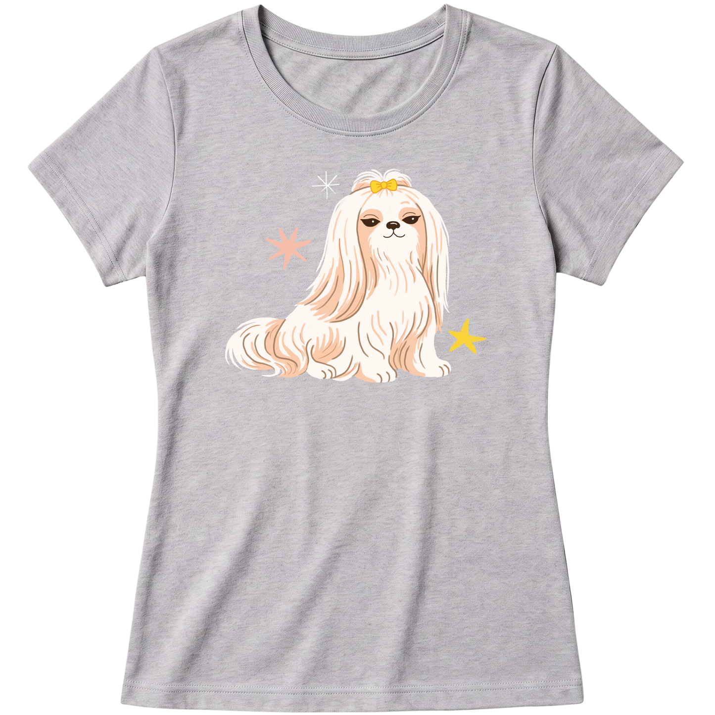 "lhasa apso" Blusa Baby Look