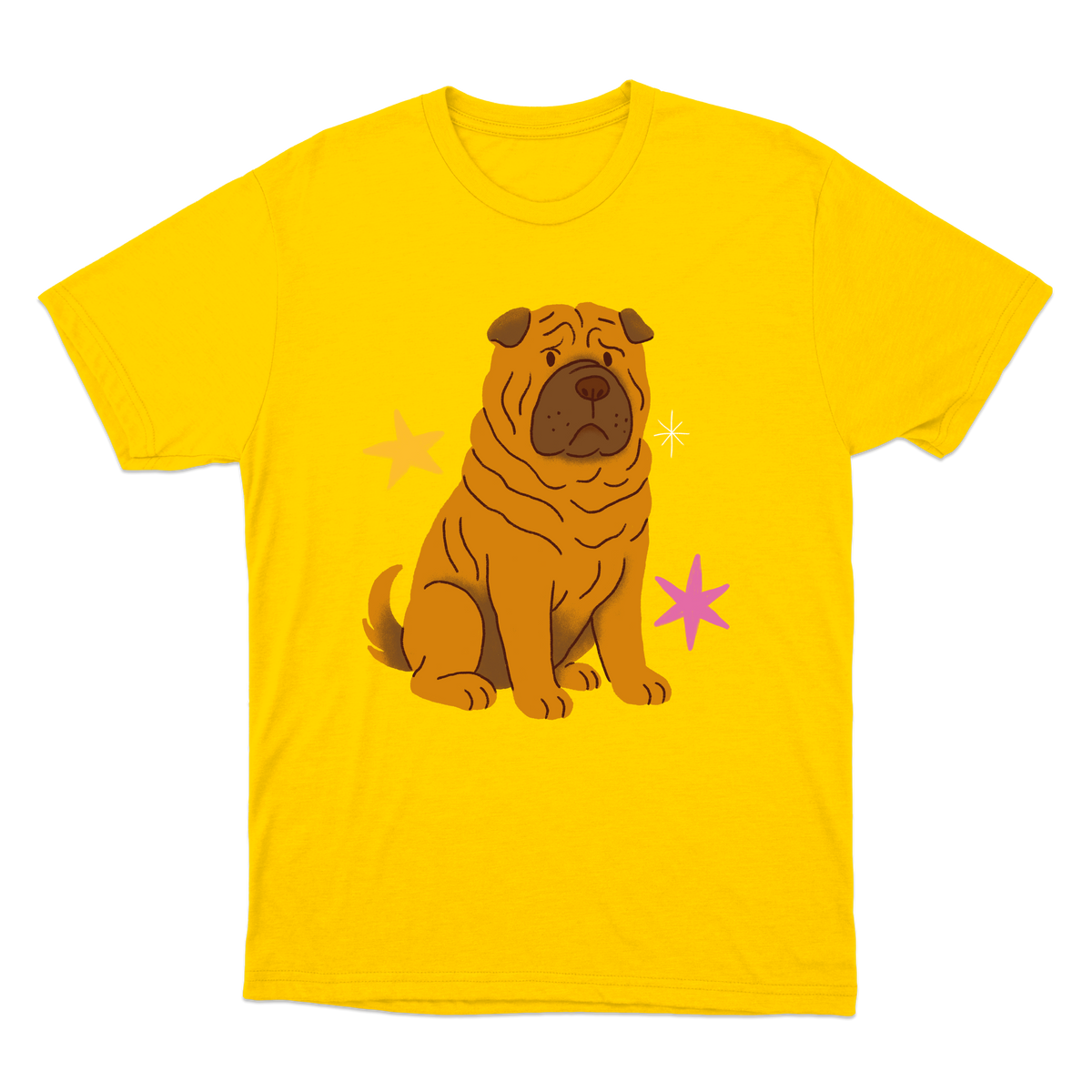 "Sharpei" Camiseta Básica Unissex