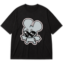 "Cute little mouse" Oversized Premium 96% algodão 4% Elastano