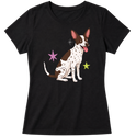 "Cão SRD flocos" Blusa Baby Look