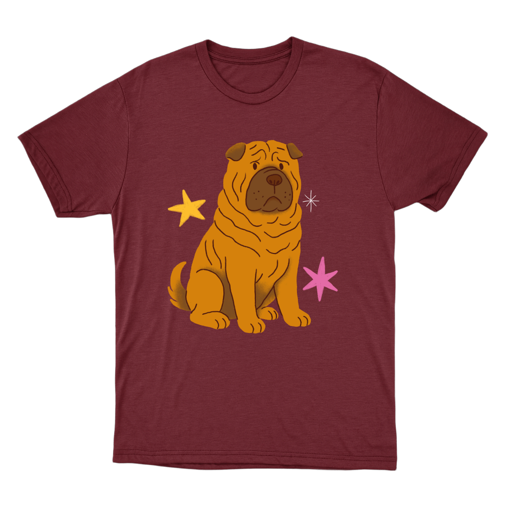 "Sharpei" Camiseta Básica Unissex