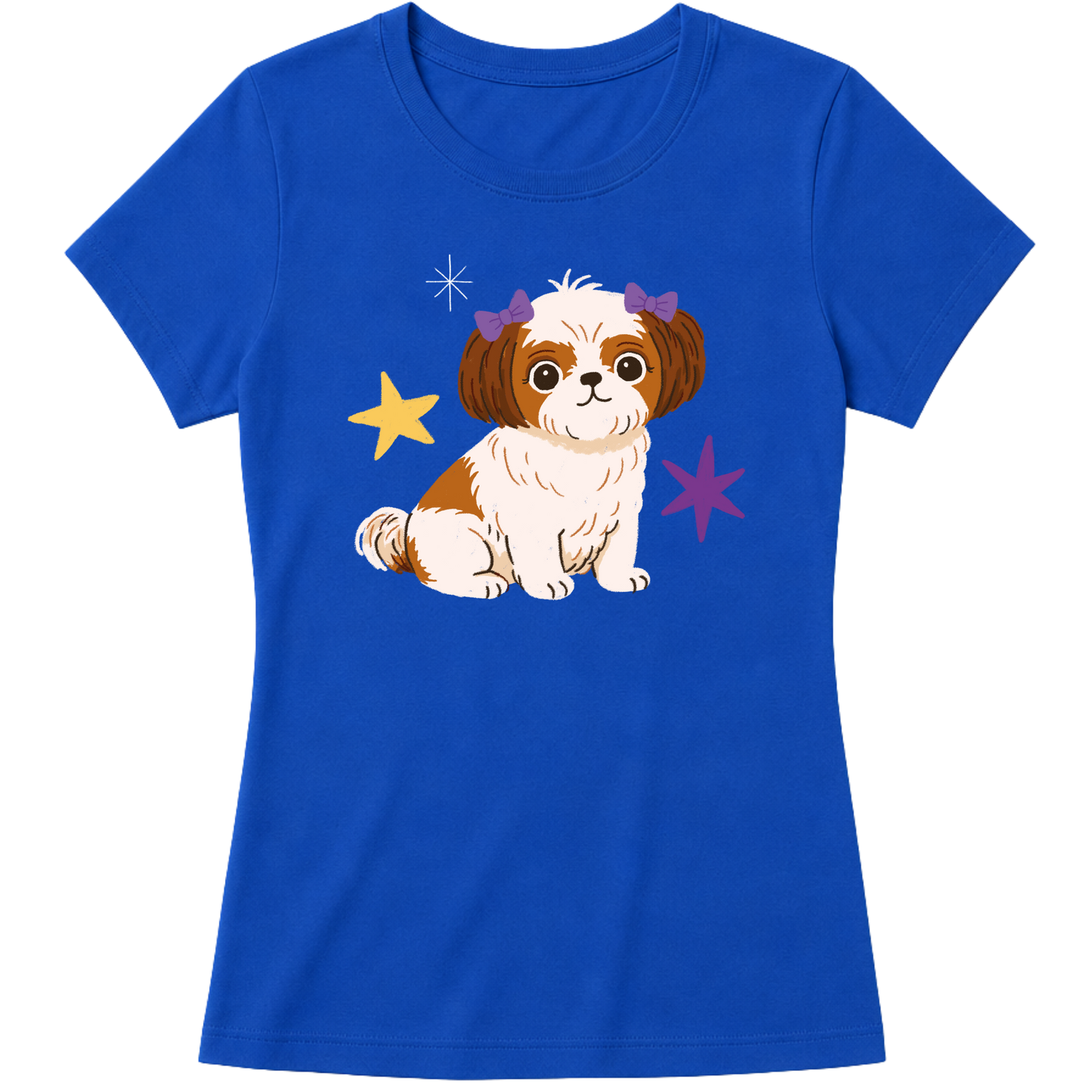 "Shih-tzu" Blusa Baby Look