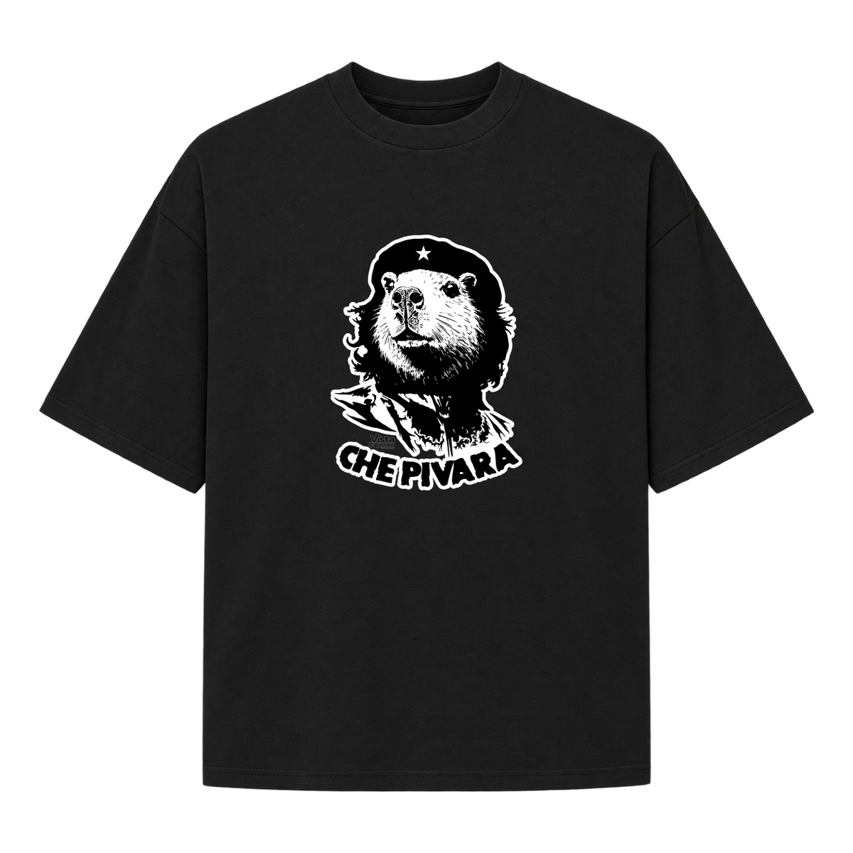 "Che Pivara DTG" Camiseta Oversized Suedine 220g
