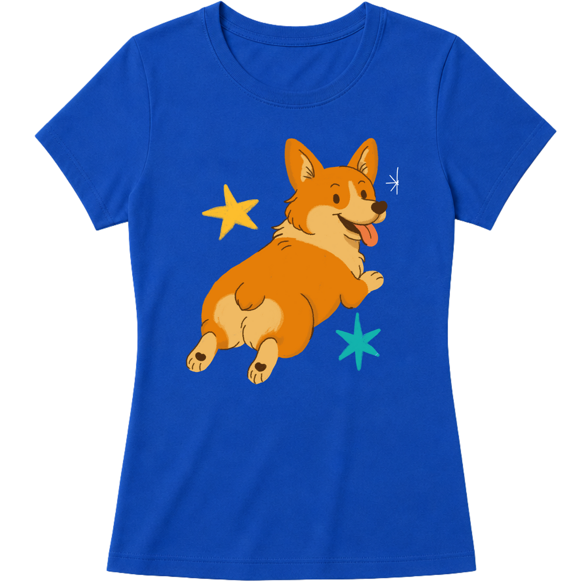 "Corgi" Blusa Baby Look