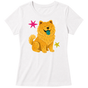 "Chow chow" Blusa Baby Look