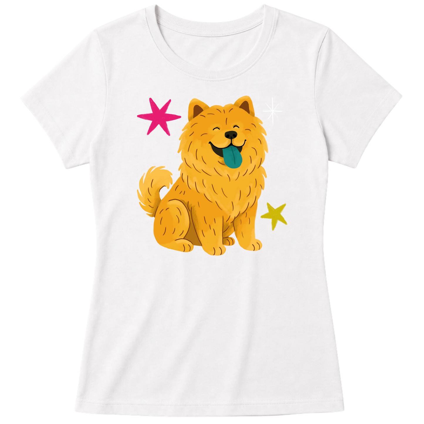 "Chow chow" Blusa Baby Look