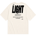 "Camiseta Oversized Light Energy - Streetwear Drop" Oversized Básica 30.1