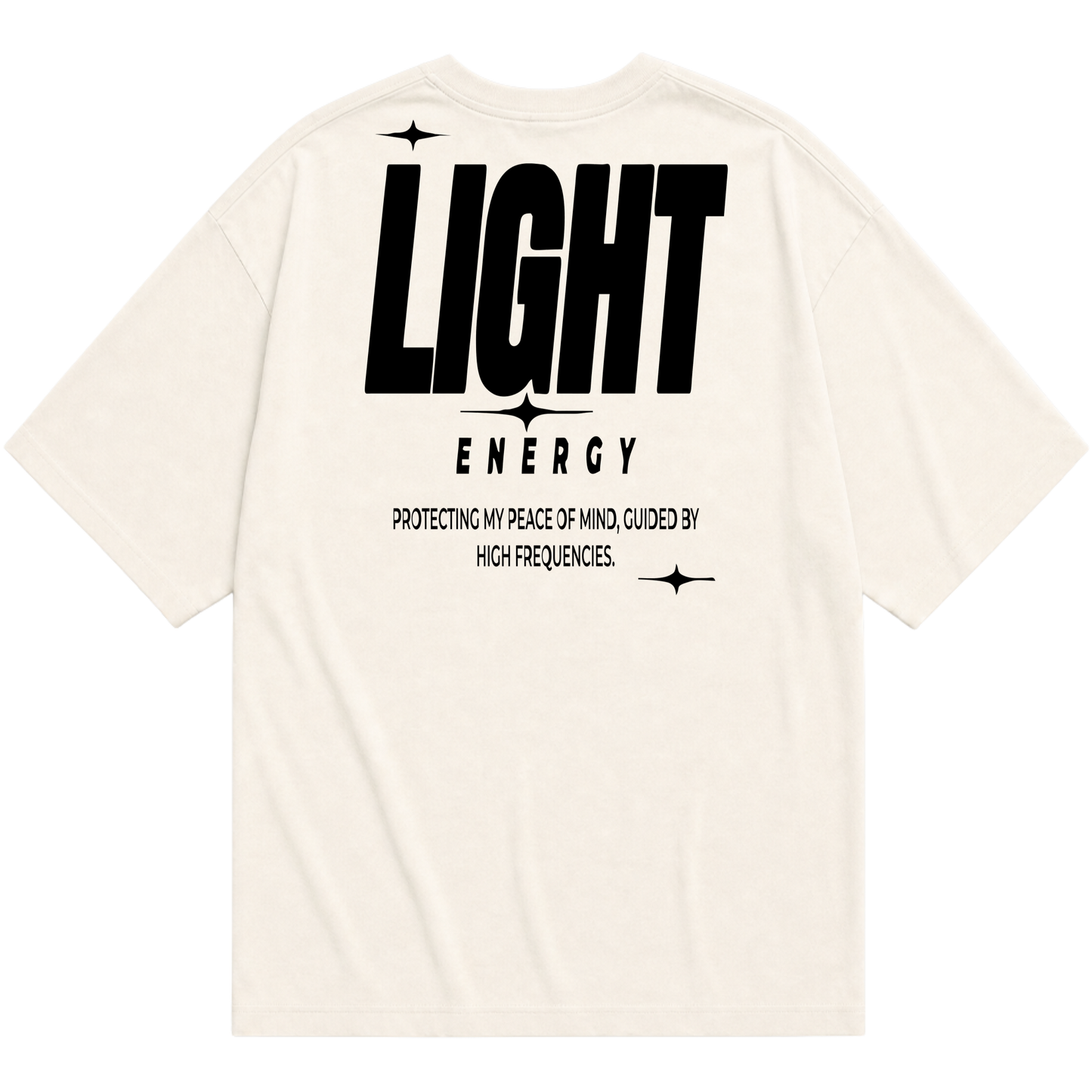 "Camiseta Oversized Light Energy - Streetwear Drop" Oversized Básica 30.1