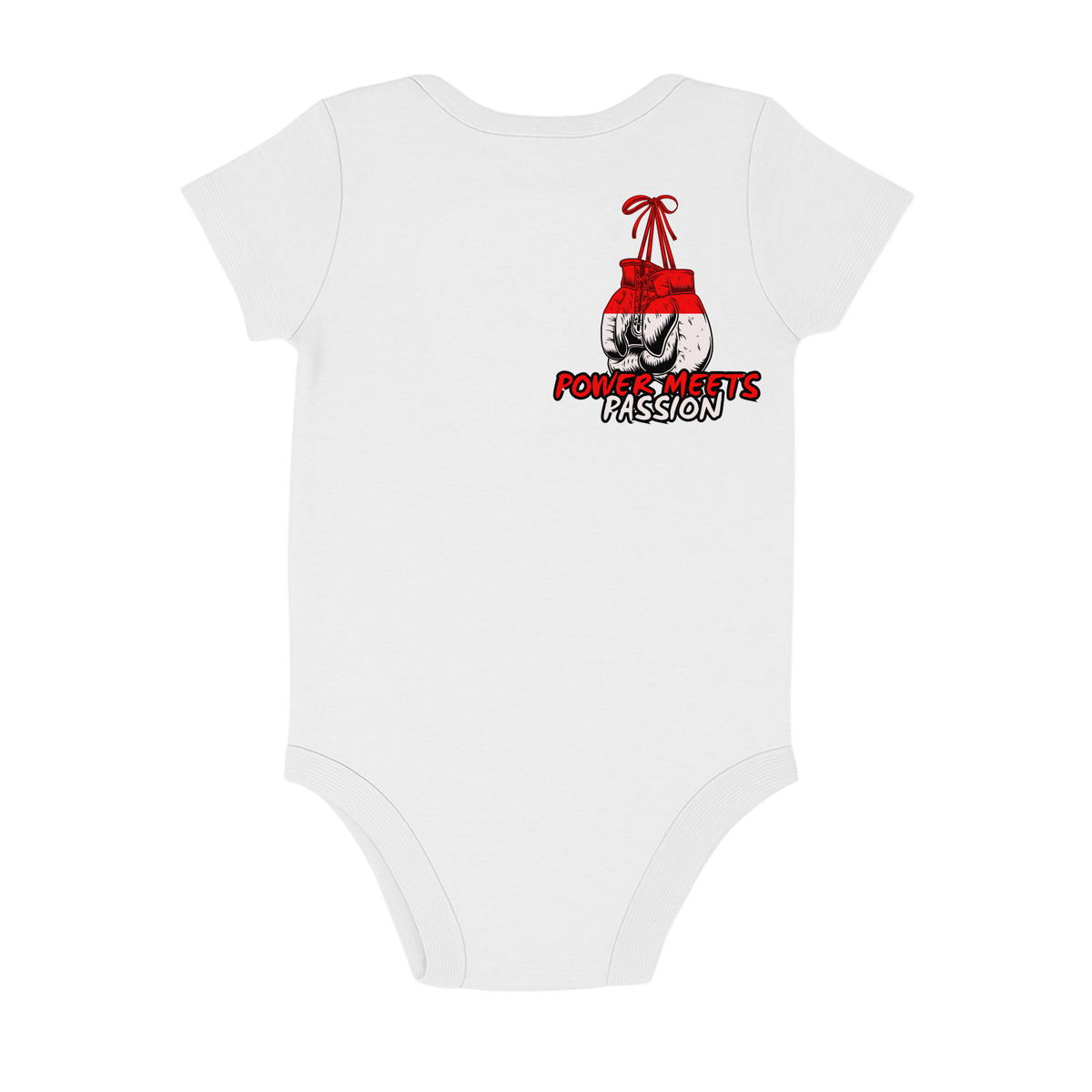"Camiseta oversized estampa de boxe" Body Baby