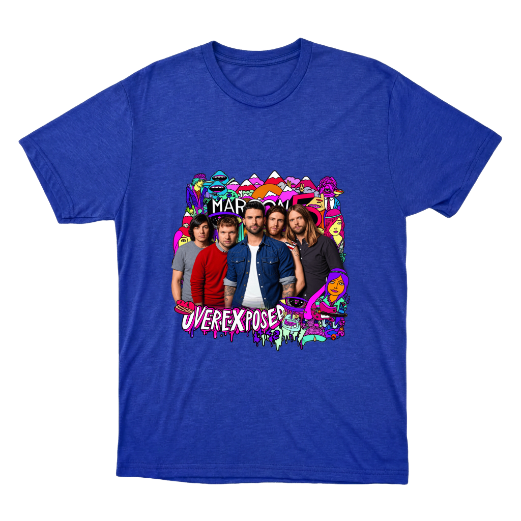 "Maroon 5 — Overexposed" Camiseta Básica Unissex