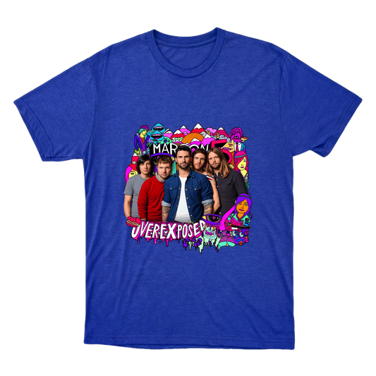 "Maroon 5 — Overexposed" Camiseta Básica Unissex