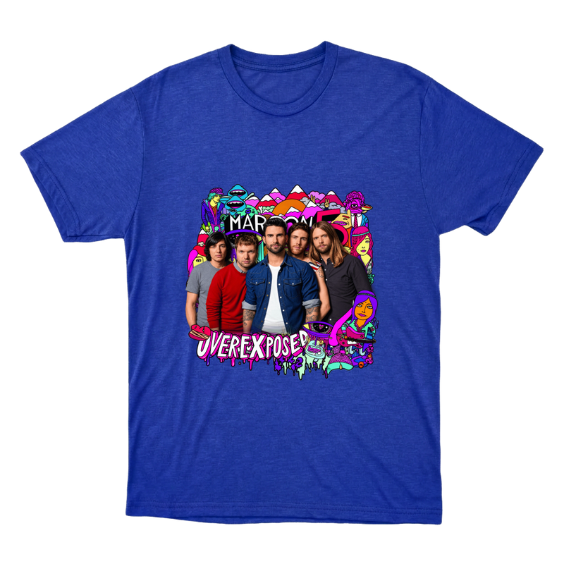 "Maroon 5 — Overexposed" Camiseta Básica Unissex