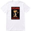 "Capivara Rock & Roll DTF" Camiseta Premium Unissex Bunker Studios