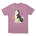 "Husky siberiano" Camiseta Básica Unissex