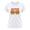 "Camiseta You &me gatinhos sanduíche" Camiseta Dryfit Feminina Basic