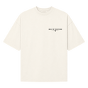 "Driven" Camiseta Oversized Suedine 220g