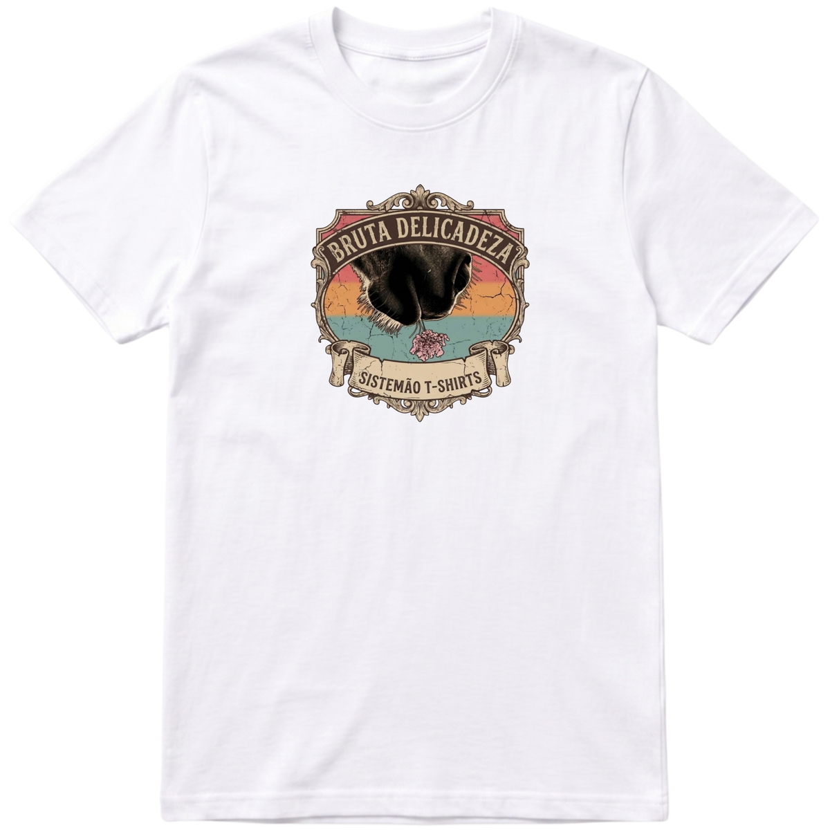 "Estampa BRUTA DELICADEZA" Camiseta Premium Unissex Bunker Studios