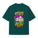 "Camiseta Oversized Cristã Salmo 23:1 | DÓKAH" Camiseta Oversized Suedine 220g