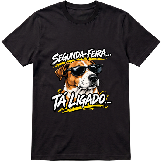 "Camiseta Basic Segunda-Feira" Camiseta Premium Unissex Bunker Studios