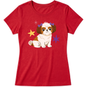 "Shih-tzu" Blusa Baby Look